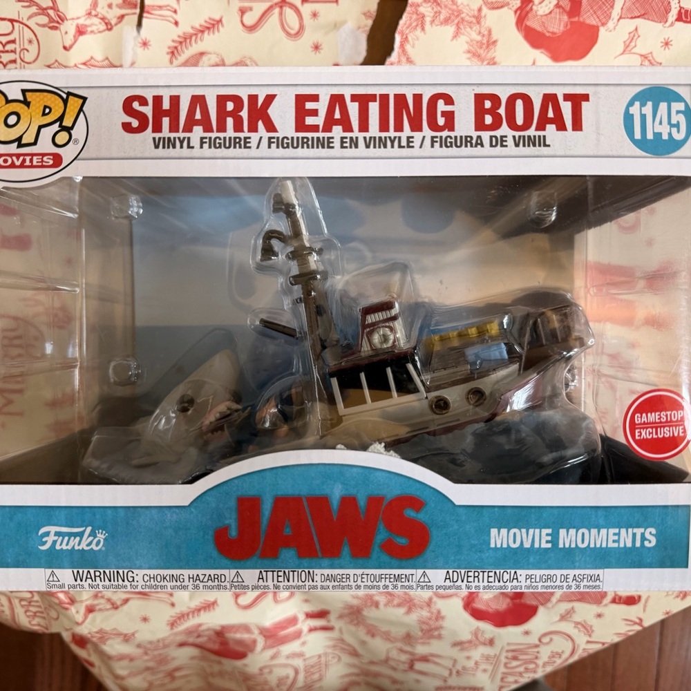Funko Pop! Jaws Shark and Boat Figure